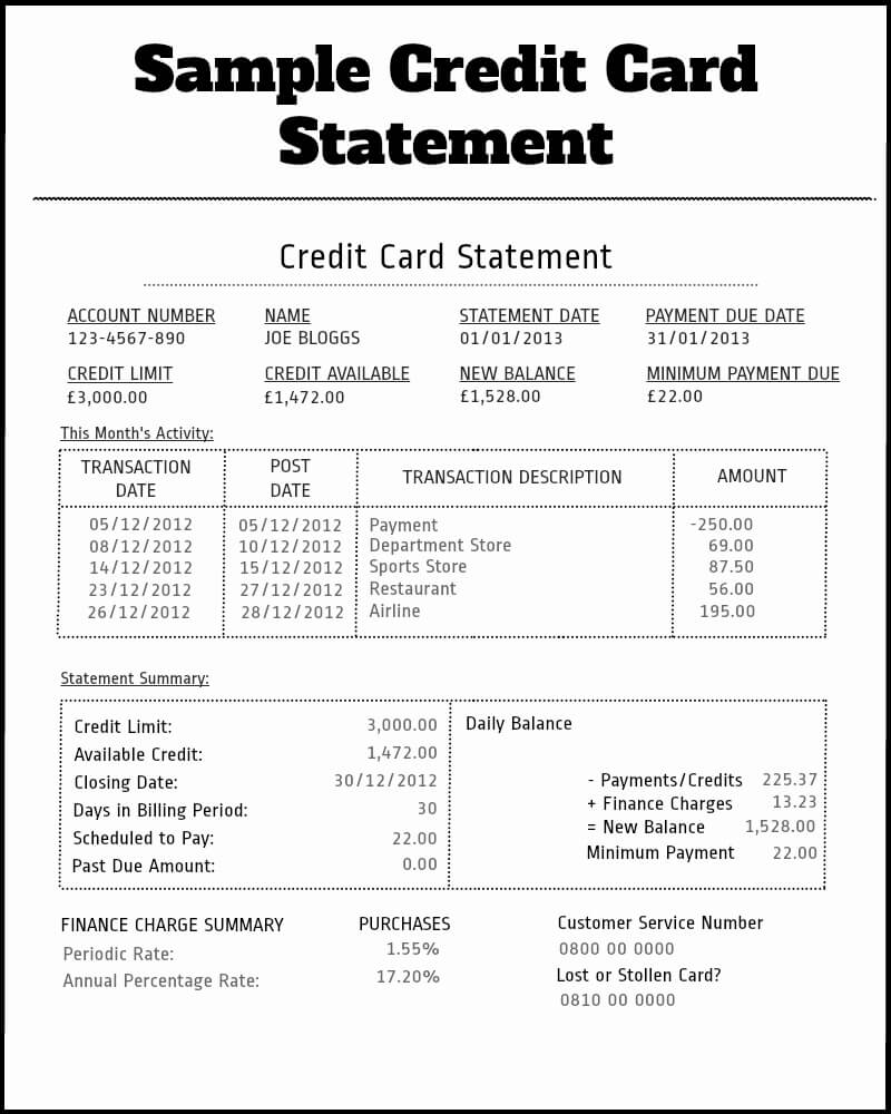 Sample Of Credit Card Statement | Cialis Genericcheapest Within Credit Card Bill Template