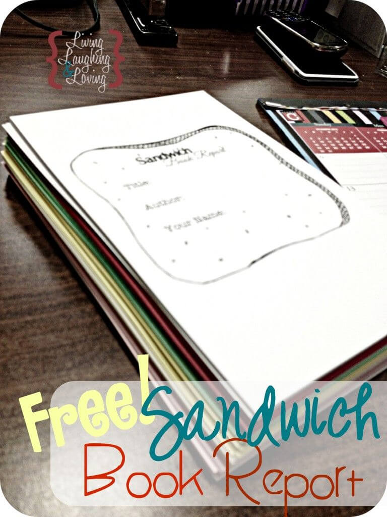 Sandwich Book Report" Template For A Book About A Famous In Sandwich Book Report Printable Template