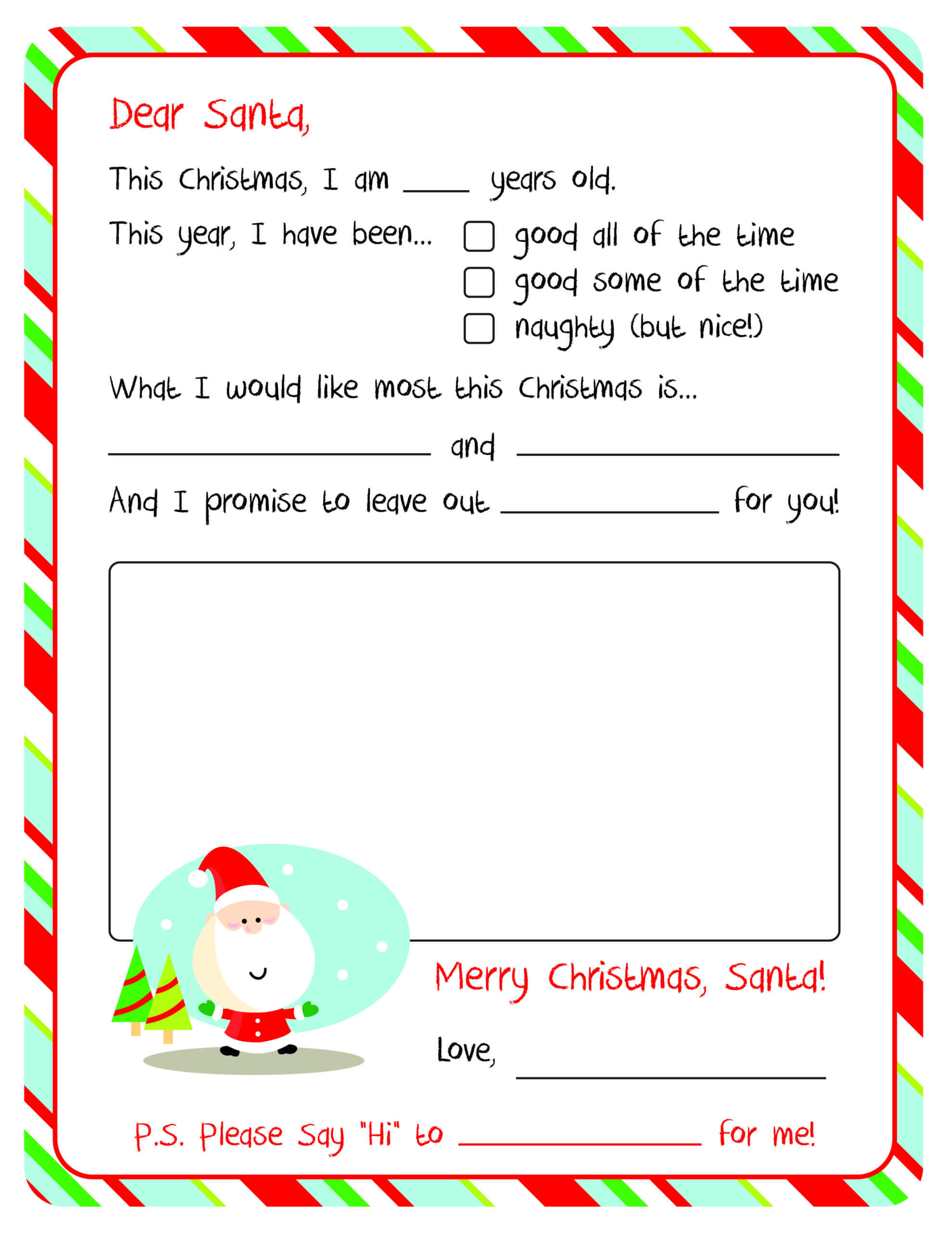 Santa Letter Pdf – Forza.mbiconsultingltd Throughout Santa Letter Template Word