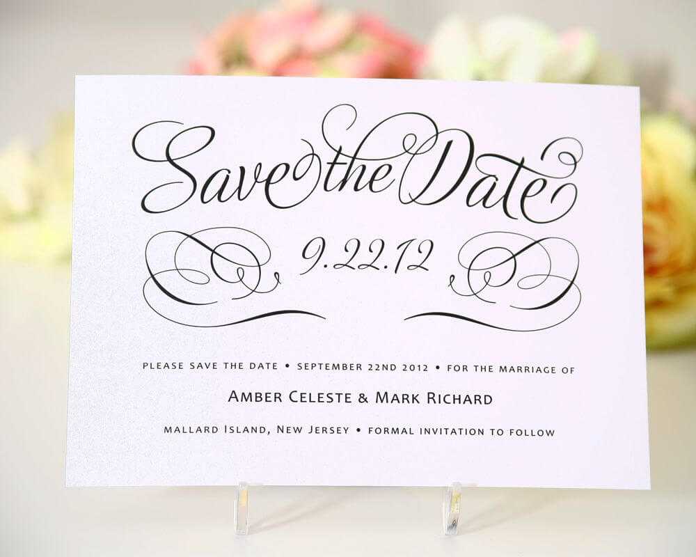 Save The Date Cards Templates For Weddings | E Card Inside Save The Date Cards Templates