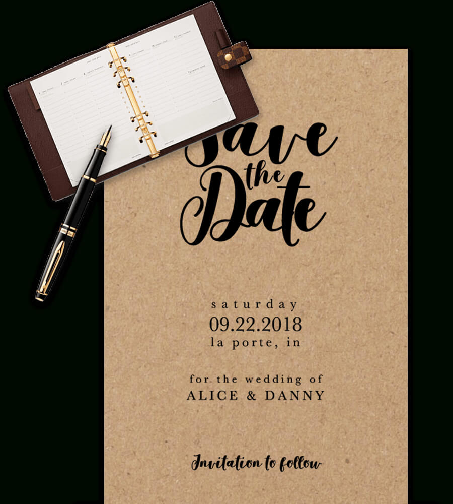 Save The Date Templates For Word [100% Free Download] In Save The Date Template Word