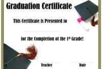 School Graduation Certificates | Customize Online With Or in 5Th Grade Graduation Certificate Template