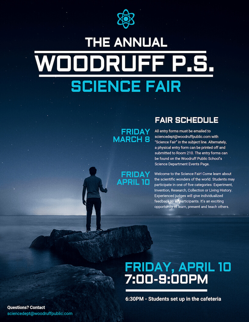 Science Fair Event Poster Inside Science Fair Banner Template