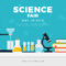 Science Fair Poster Banner - Download Free Vectors, Clipart with regard to Science Fair Banner Template