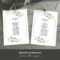 Seating Chart,greenery Wedding Seating Chart Template Intended For Michaels Place Card Template