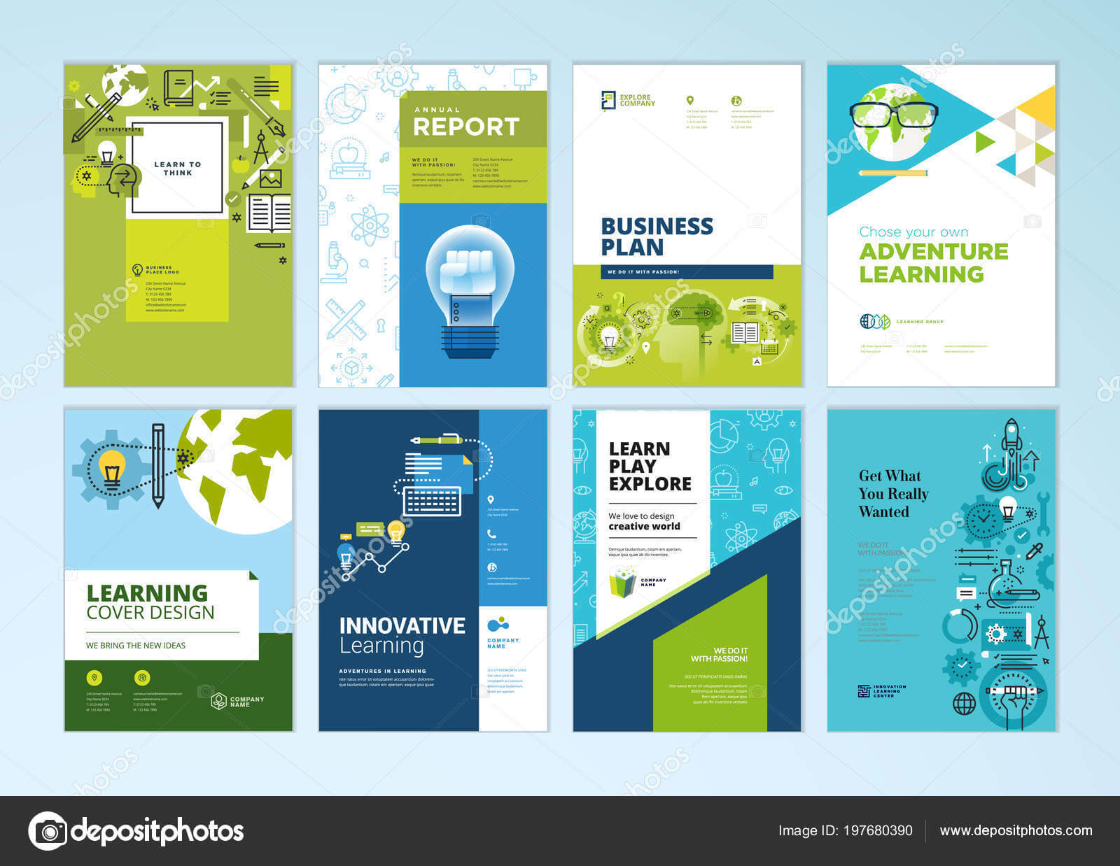 Set Brochure Design Templates Subject Education School In School Brochure Design Templates