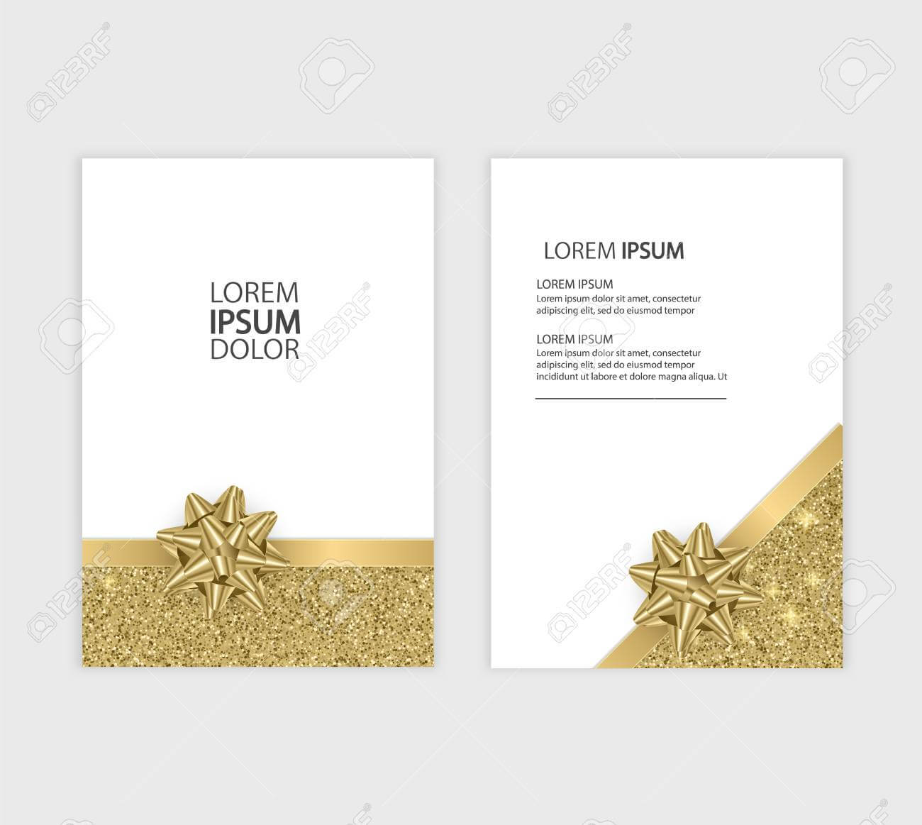 Set Of Gift Voucher Card Template, Advertising Or Sale. Template.. Pertaining To Advertising Card Template