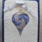 Silver & Blue Iris Folding Ornament … | Iris Paper Folding Inside Iris Folding Christmas Cards Templates