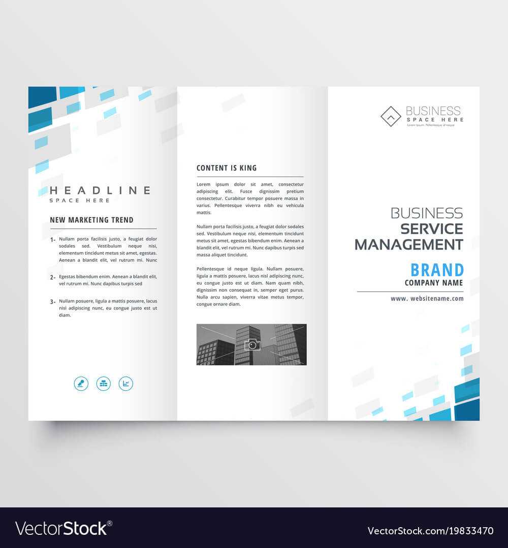 Simple Trifold Business Brochure Template Design Pertaining To Free Tri Fold Business Brochure Templates