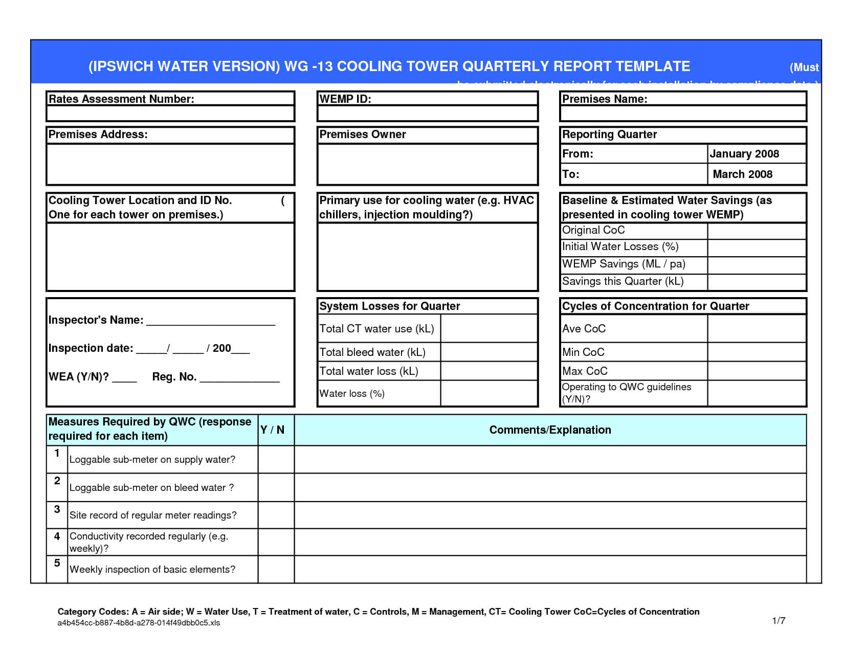 Small Business Excel Report Template For Business Quarterly Report Template