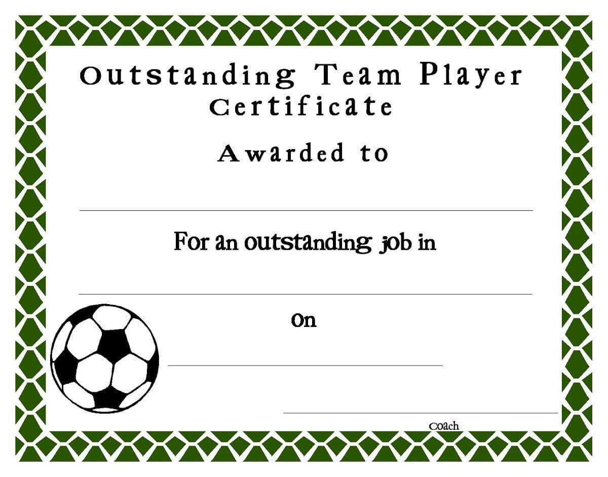 Soccer Award Certificates Template | Kiddo Shelter For Soccer Award Certificate Templates Free