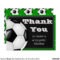 Soccer Thank You Card For Soccer Players | Zazzle Pertaining To Soccer Thank You Card Template