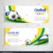Soccer Tournament Modern Sport Banner Template Stock Vector For Sports Banner Templates