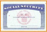 Social Security Card Template Pdf - Free Download (Printable) intended for Social Security Card Template Pdf