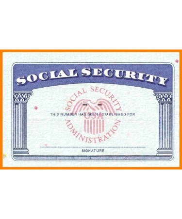 Social Security Card Template Pdf – Free Download (Printable) Pertaining To Ssn Card Template
