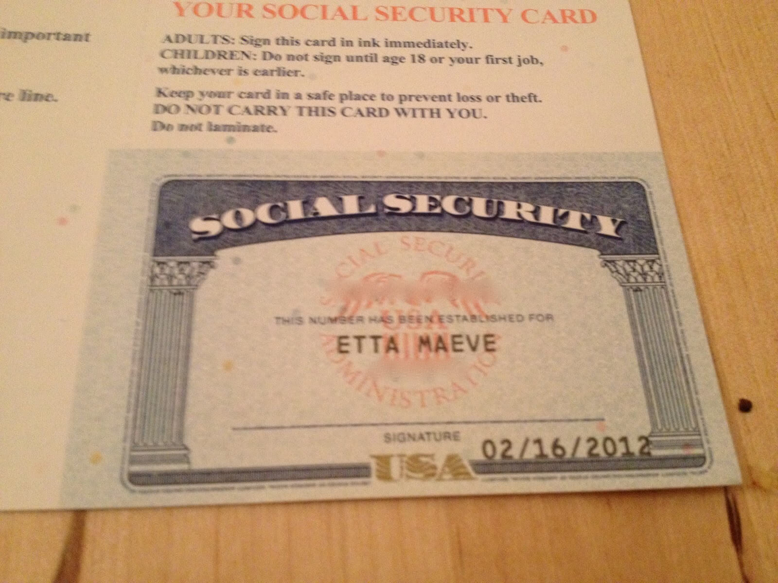 Social Security Number Identity Theft Expert Information With Ss Card Template