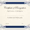 Sports Cetificate | Certificate Of Recognition A4 Thumbnail Intended For Art Certificate Template Free