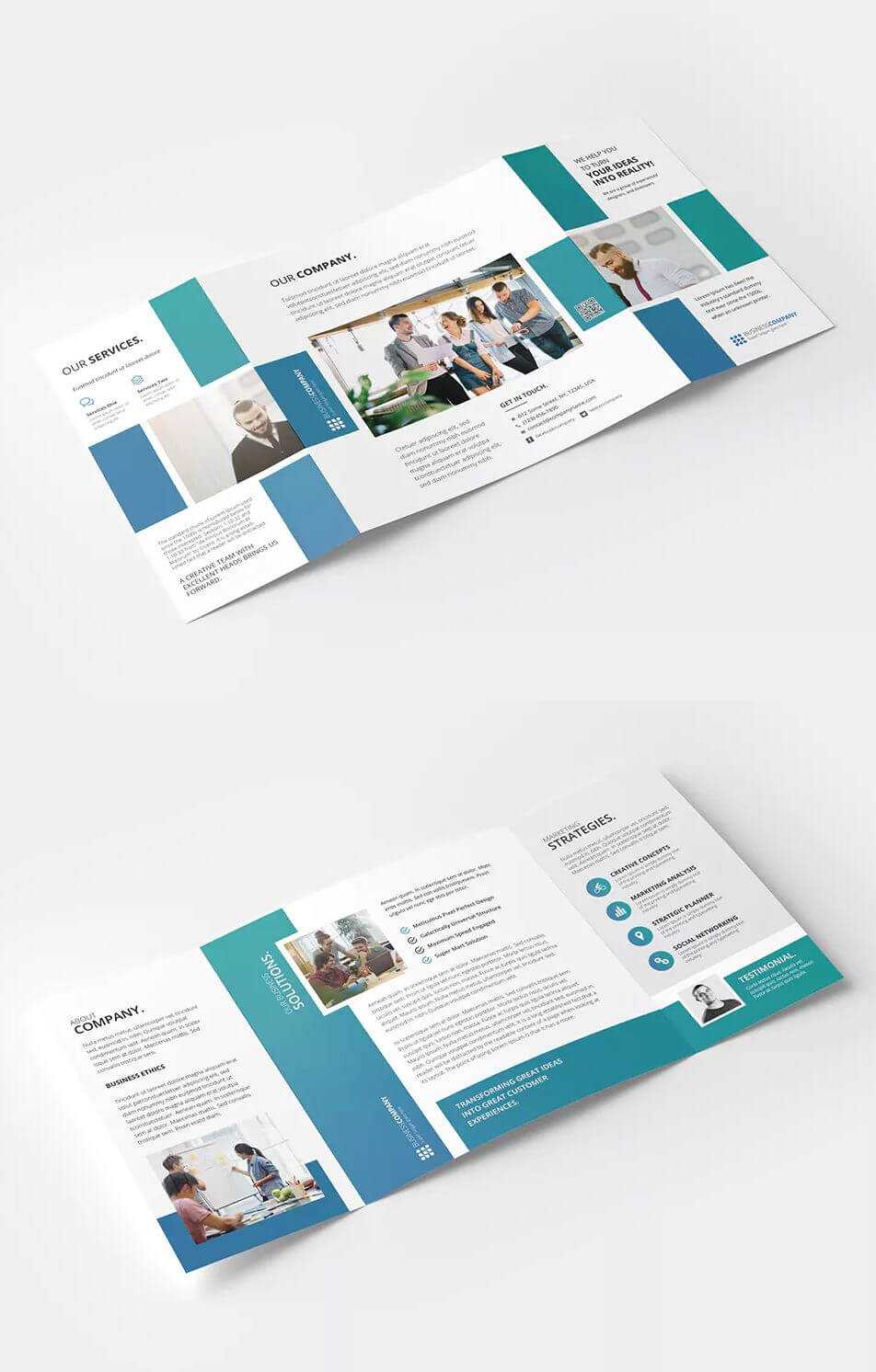 Square Gate Fold Brochure Template Psd - Cmyk Color Mode Throughout Gate Fold Brochure Template Indesign