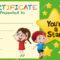 Star Certificate Templates Free – Zimer.bwong.co Regarding Star Award Certificate Template