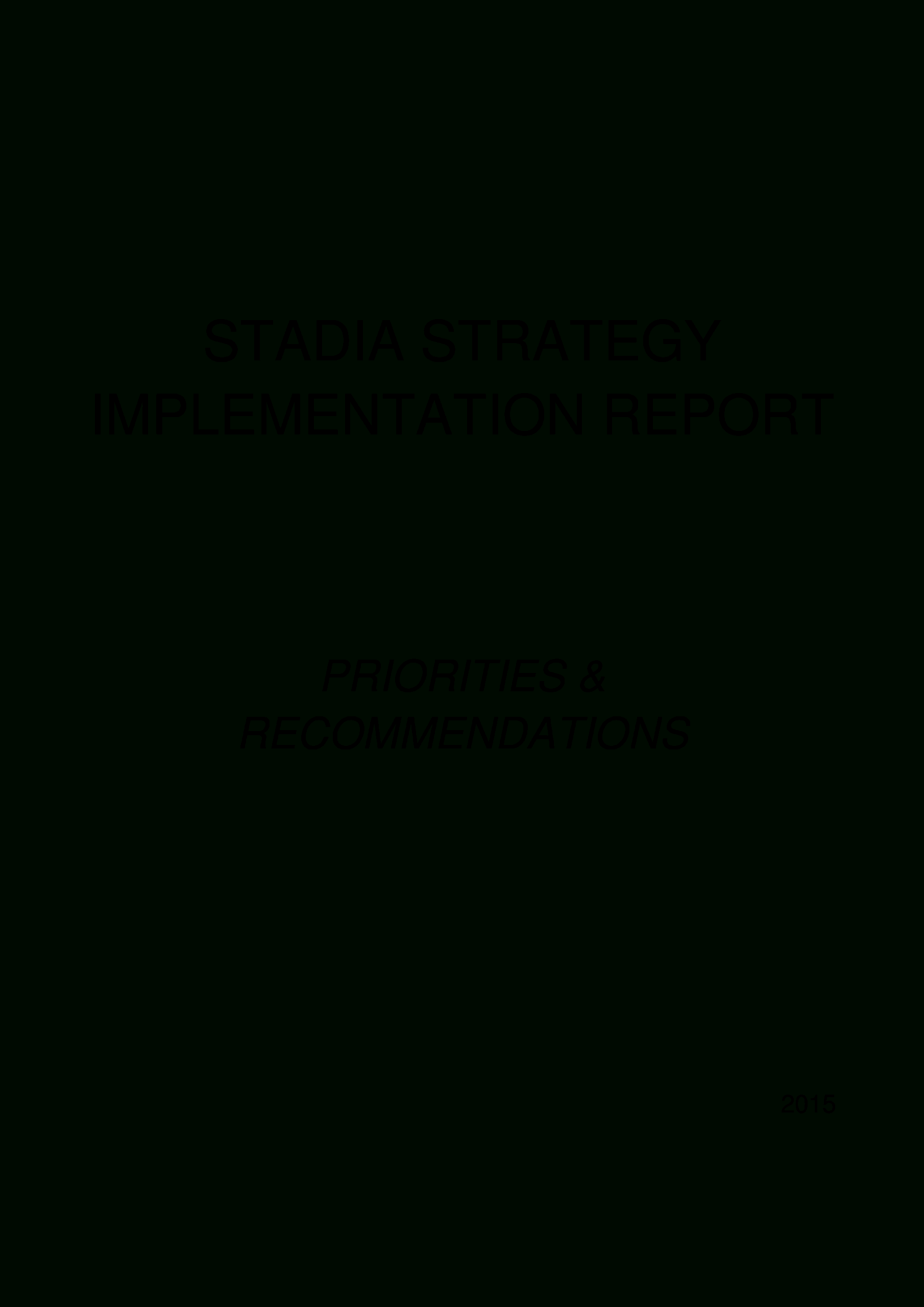 Strategy Implementation Report | Templates At In Implementation Report Template