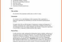 Striking Chemistry Lab Report Template Ideas Google Docs for Lab Report Template Chemistry