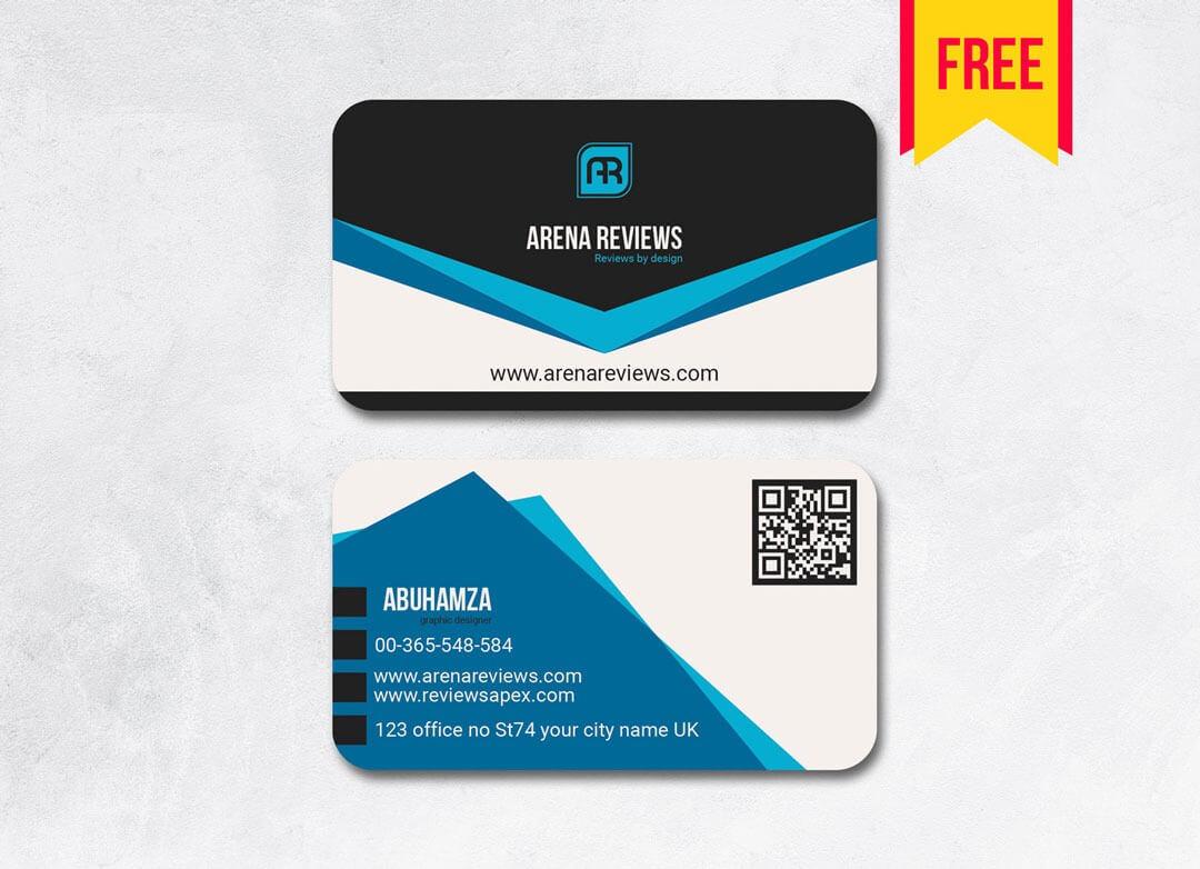 Stylish Business Card Design | Free Download – Arenareviews With Regard To Download Visiting Card Templates
