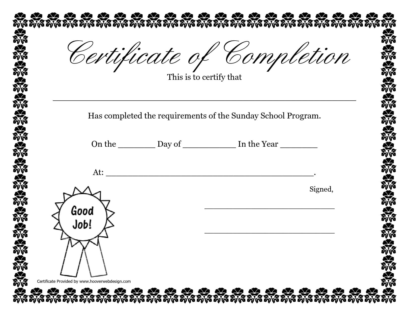 Sunday School Promotion Day Certificates | Sunday School Throughout 5Th Grade Graduation Certificate Template
