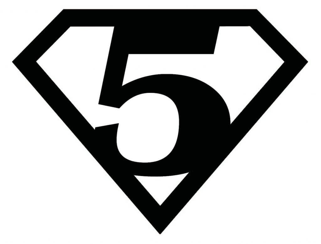 Superman Logo With Numbers – Free Printables! | Superman Regarding Blank Superman Logo Template