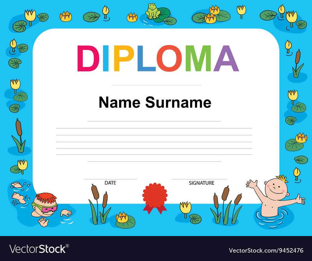 Swimming Award Certificate Template Regarding Swimming Certificate Templates Free