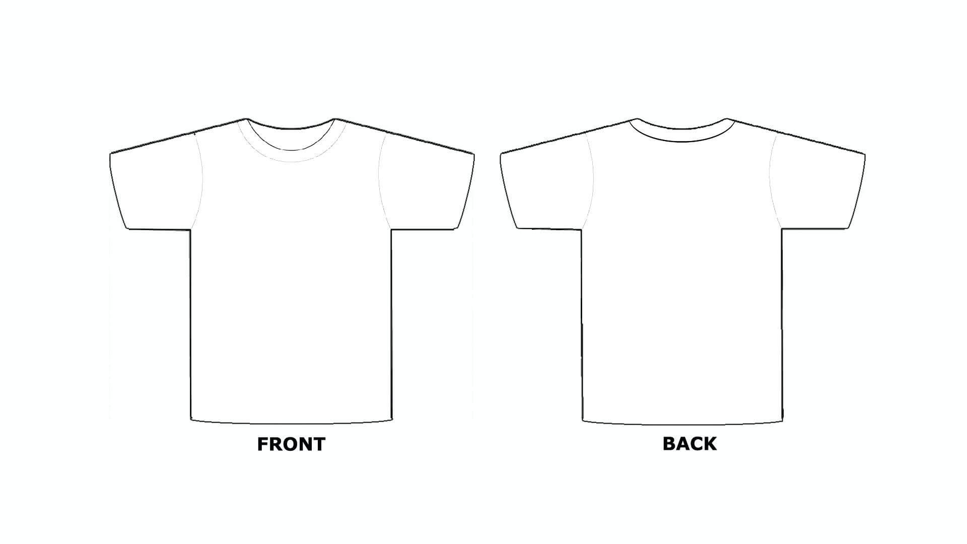 T Shirt Template Printable 5 – 1920 X 1080 – Webcomicms In Blank Tshirt Template Printable