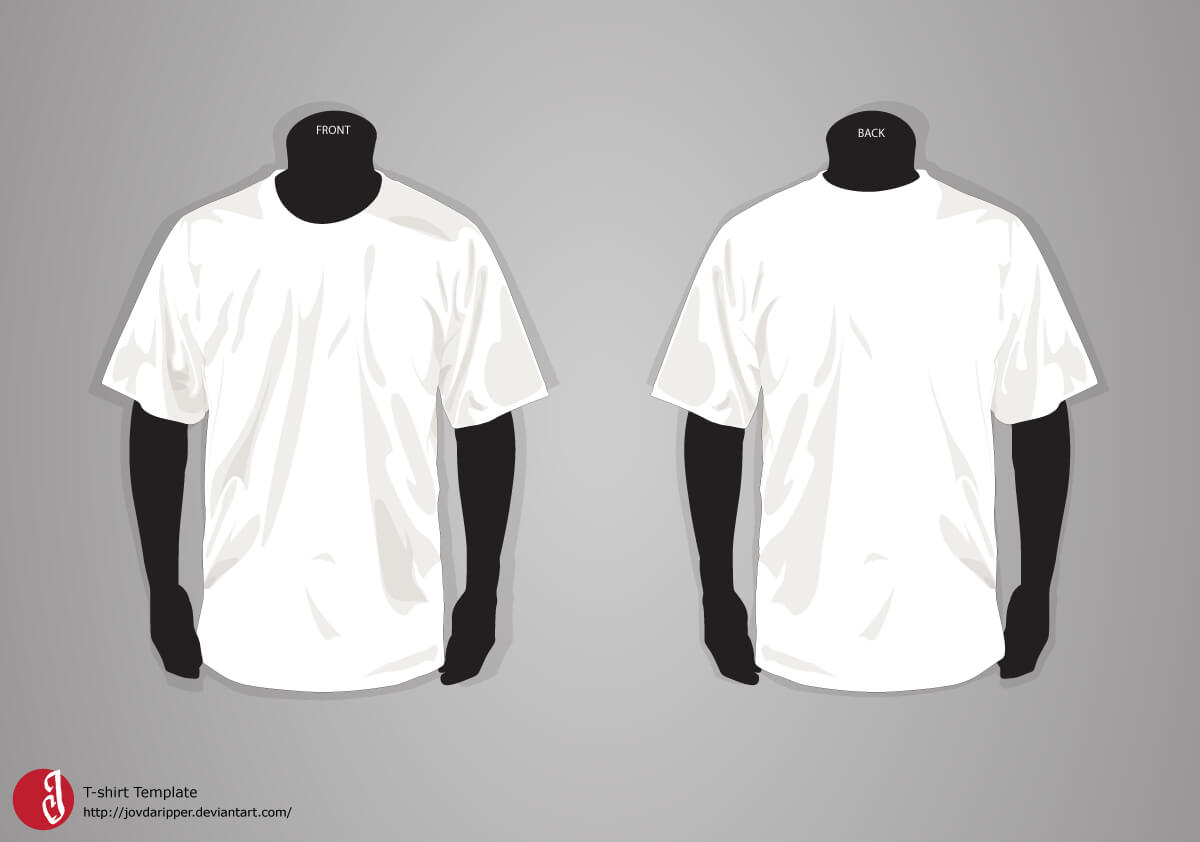 T Shirt Template Updatejovdaripper.deviantart Throughout Blank T Shirt Design Template Psd