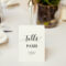 Table Name Cards Template, Printable Table Names 4 Per Page Throughout Table Name Card Template