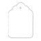 Tag Shape Template | Use These Templates Or Make Your Own Throughout Blank Luggage Tag Template