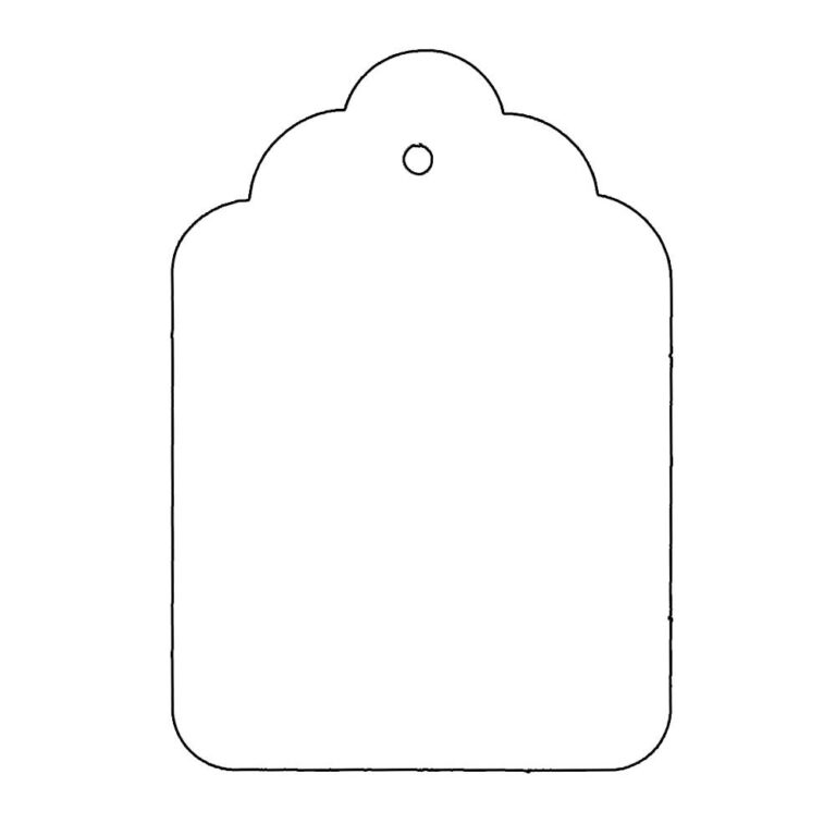 Tag Shape Template Use These Templates Or Make Your Own Throughout
