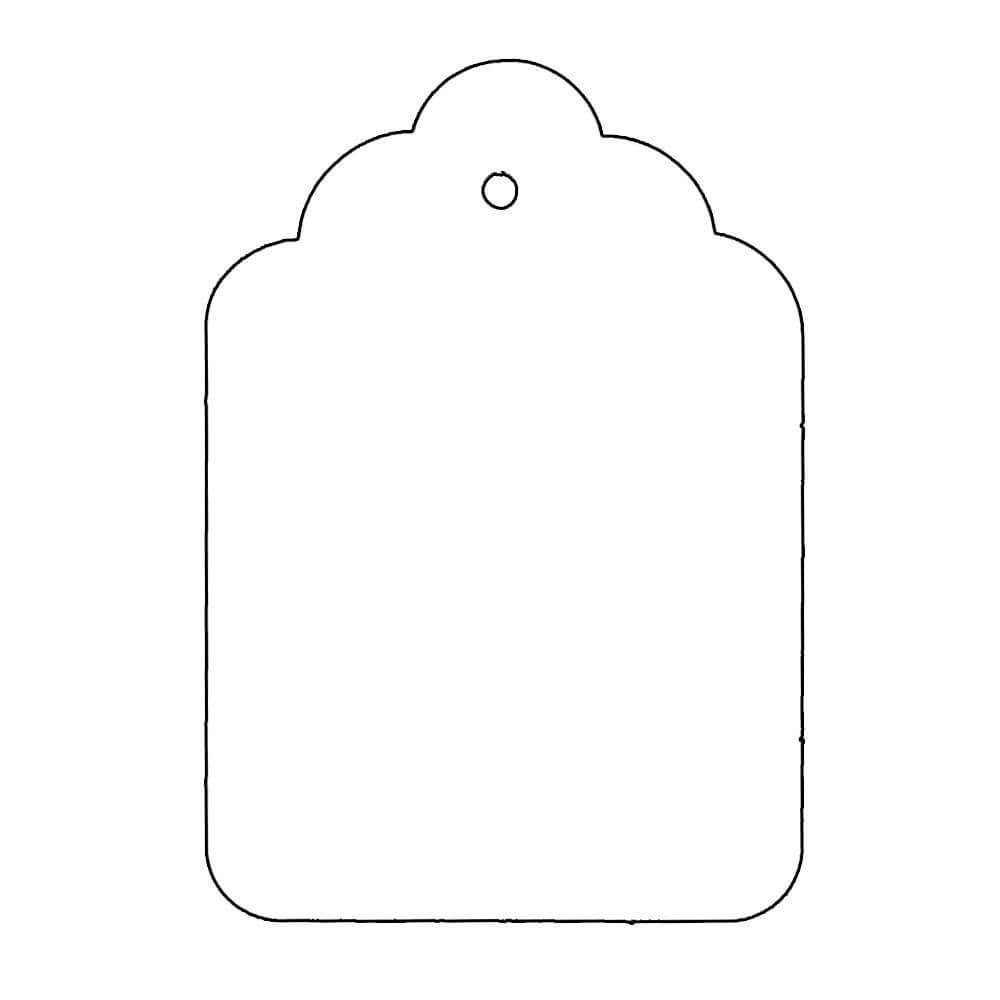 Tag Shape Template | Use These Templates Or Make Your Own Throughout Blank Luggage Tag Template