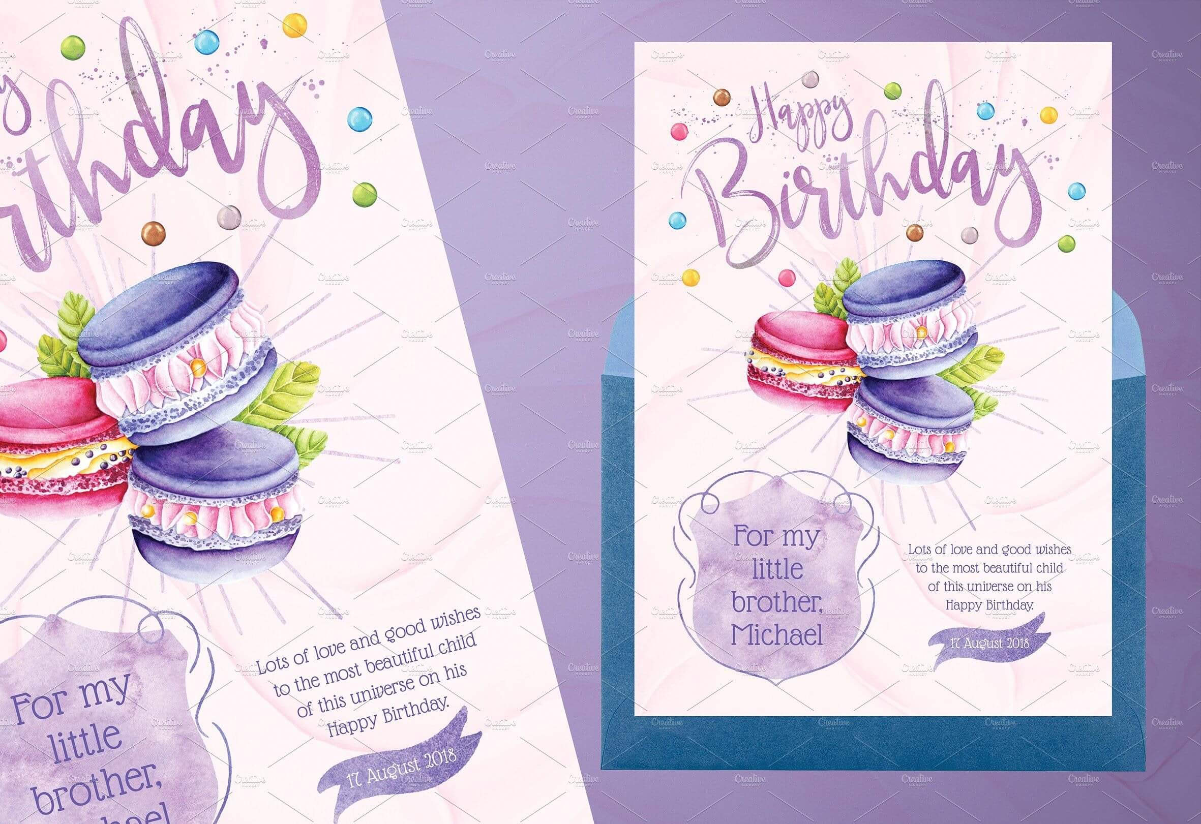 Tasty Birthday Cards For Kidsidesignarium On Throughout Birthday Card Collage Template