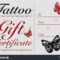 Tattoo Gift Certificate Template Free throughout Tattoo Gift Certificate Template