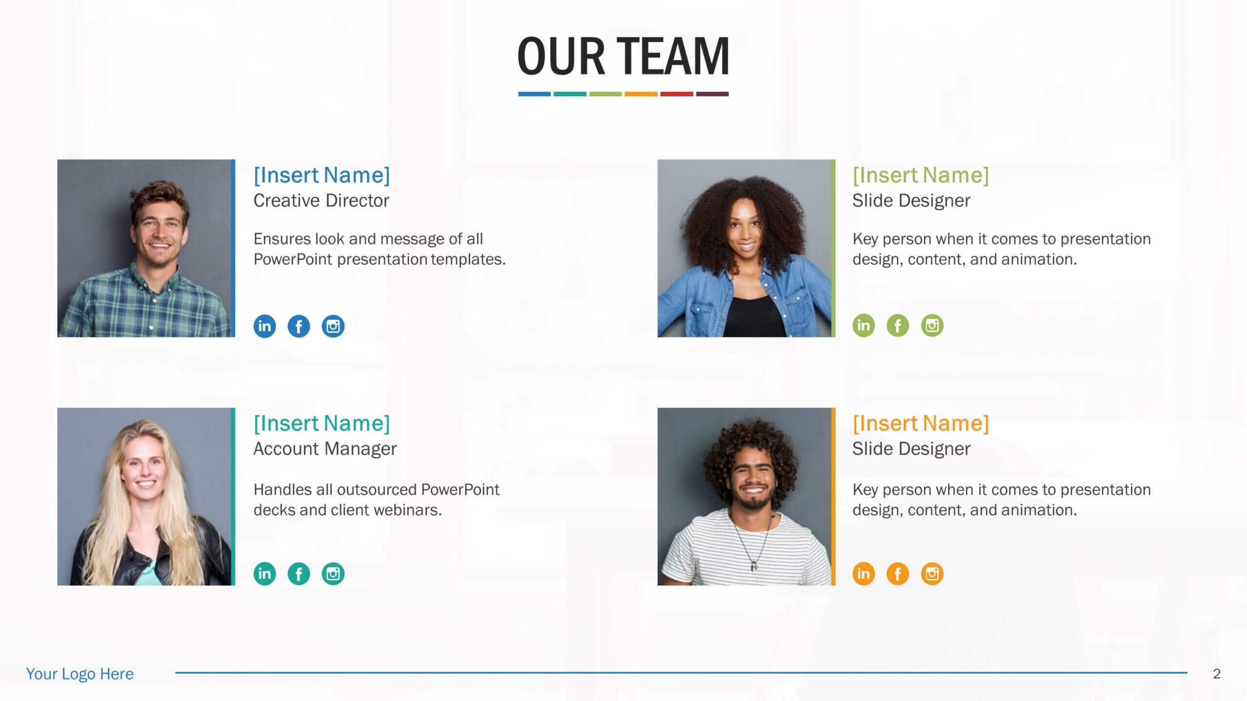 Team Biography Slides For Powerpoint Presentation Templates For Biography Powerpoint Template