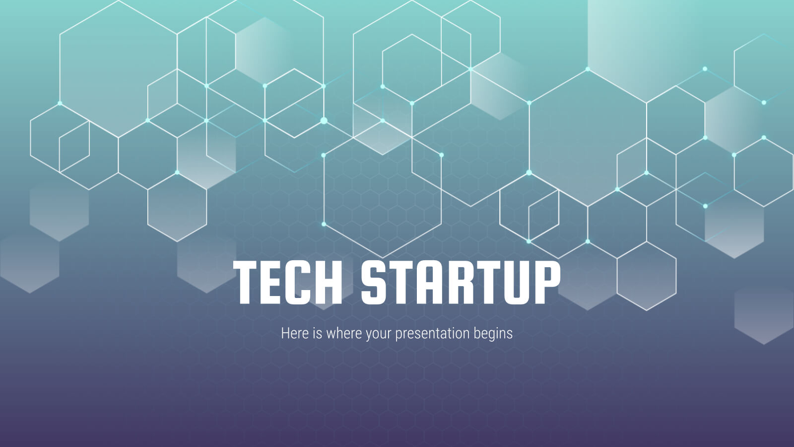 Tech Startup – Free Presentation Template For Google Slides Inside Powerpoint Templates For Technology Presentations