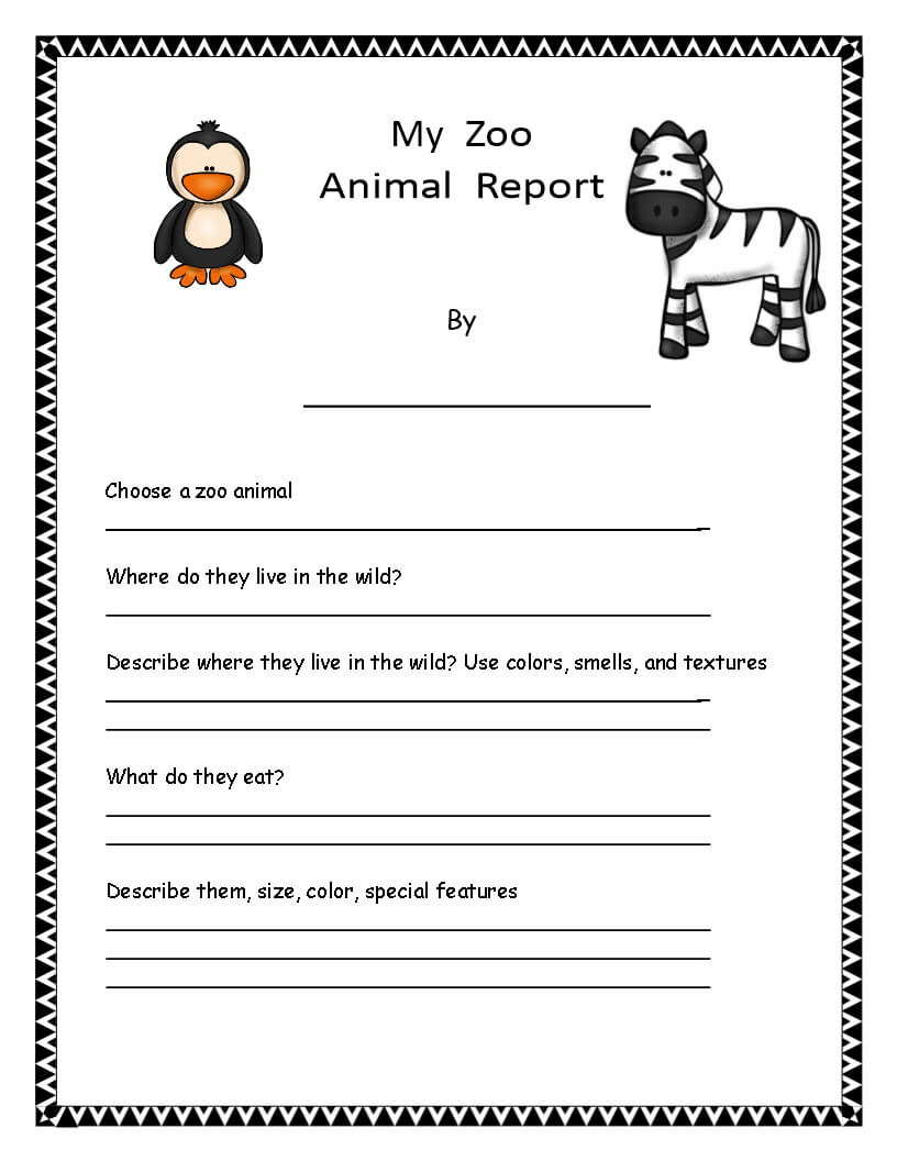 Télécharger Gratuit Animal Report Example Pertaining To Animal Report Template