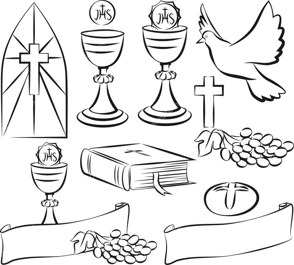 Template First Communion Banner Intended For With.