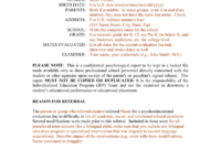 Template For A Bilingual Psychoeducational Report inside Psychoeducational Report Template