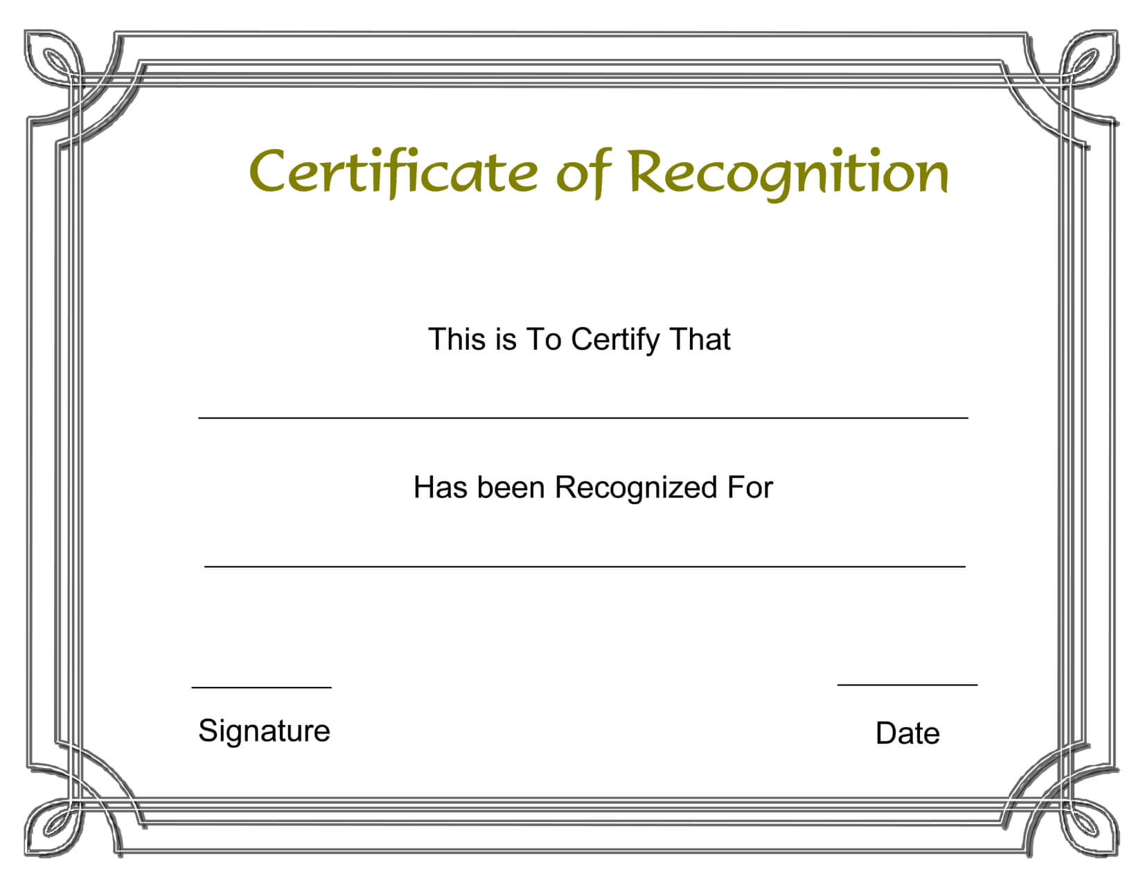Template Free Award Certificate Templates And Employee For Anniversary Certificate Template Free
