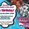 Templates Monster Free Download ] – Resume Download Template Regarding Monster High Birthday Card Template