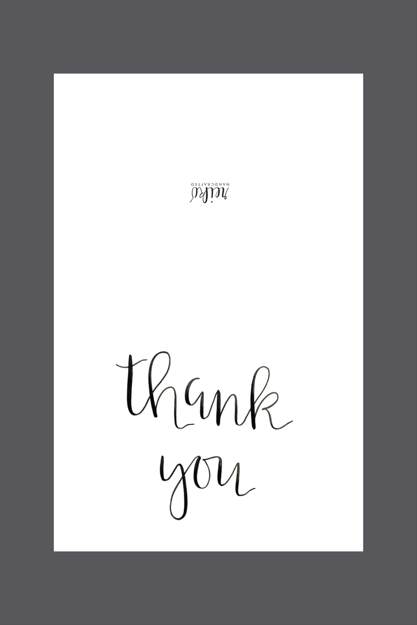 Thank You Cards Template – Zimer.bwong.co Throughout Free Printable Thank You Card Template