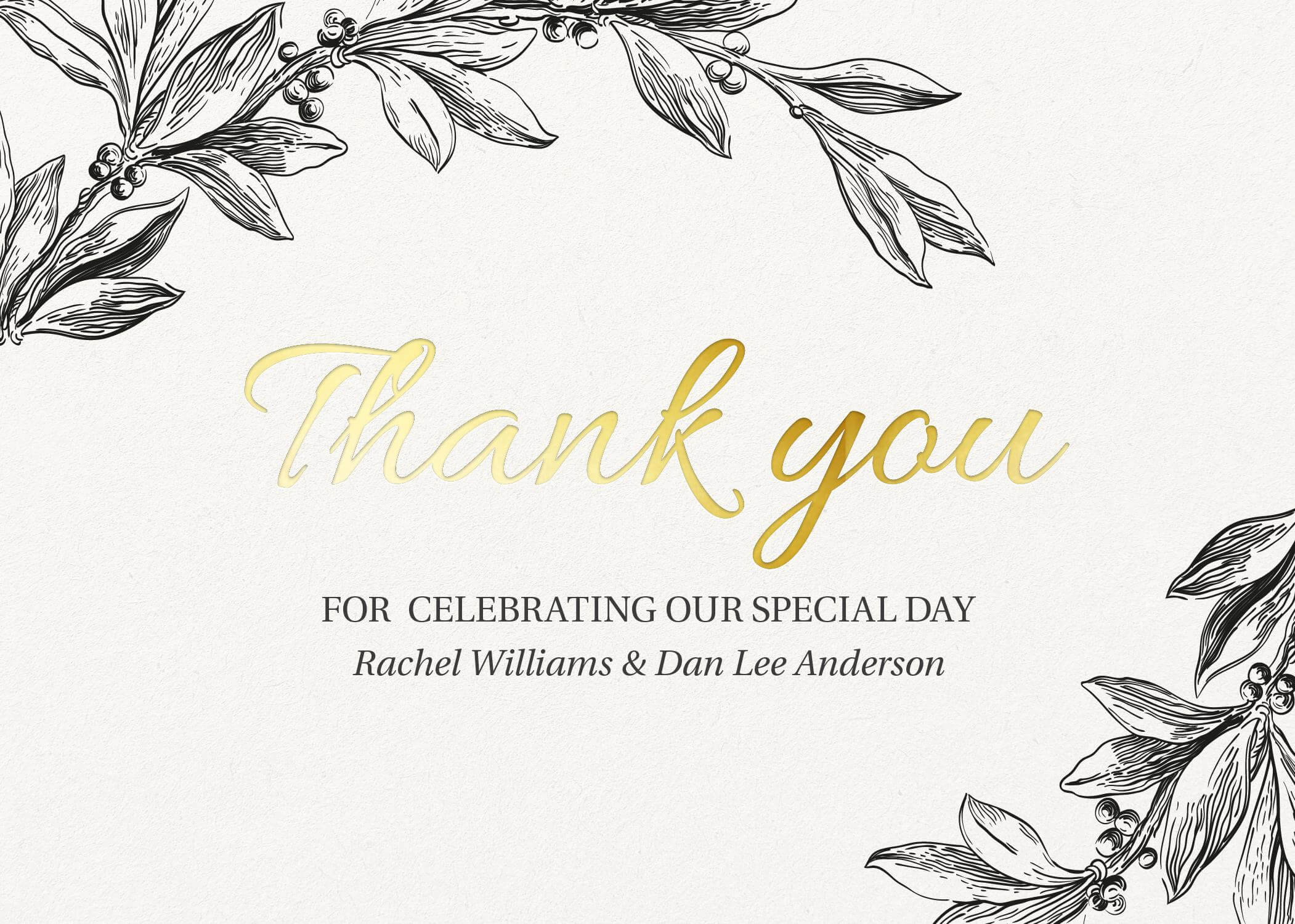 Thank You Cards & Thank You Notes For Sympathy Thank You Card Template