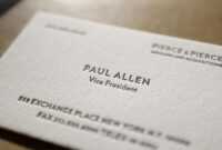 The Better Paul Allen Calling Card | Business Card Fonts intended for Paul Allen Business Card Template