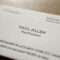 The Better Paul Allen Calling Card | Business Card Fonts intended for Paul Allen Business Card Template