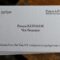 The Patrick Bateman – Pictured On 220# Stock | Custom Pertaining To Paul Allen Business Card Template
