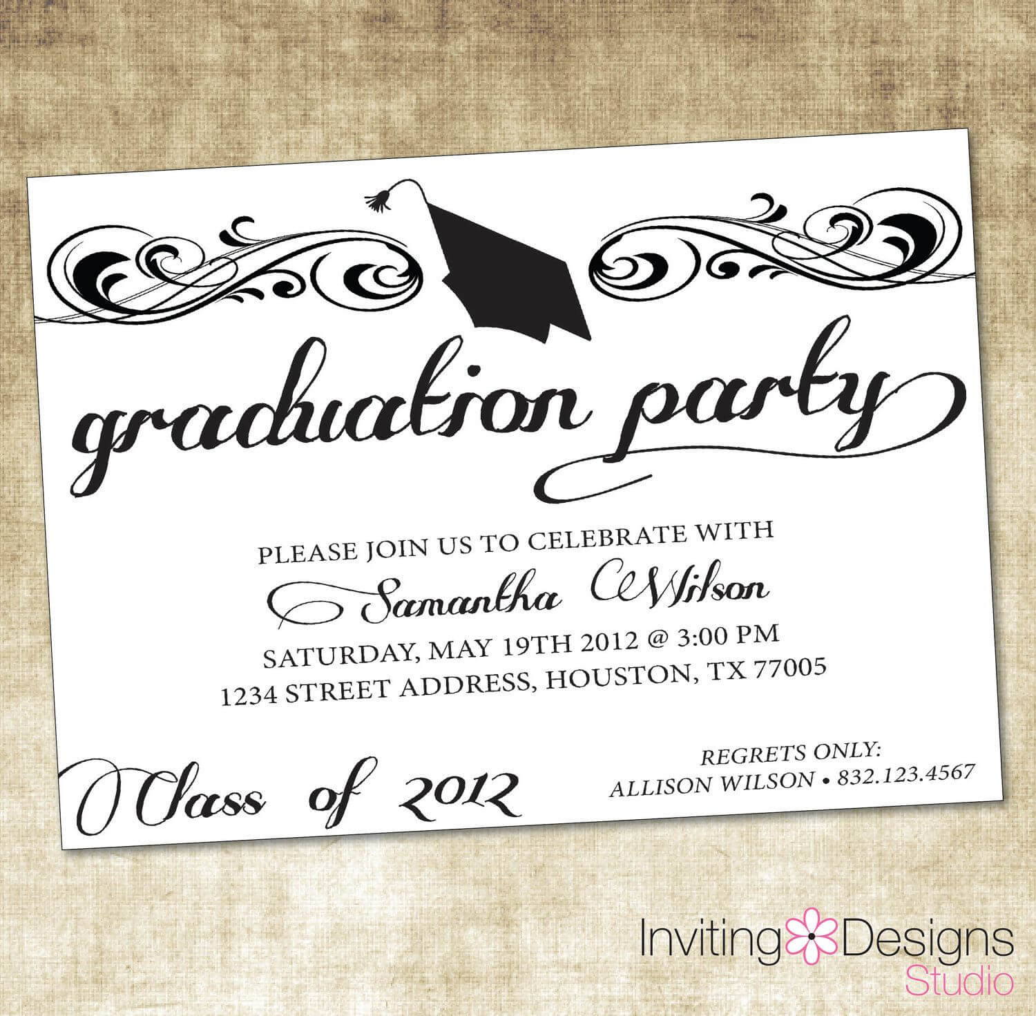 Themes College Graduation Invitations Free Printable As Well For 